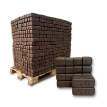 Laden Sie das Bild in den Galerie-Viewer, Premium Torfbriketts aus Deutschland – 960 kg Palette Heizbriketts für Kamin &amp; Ofen Mein Shop